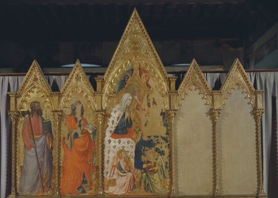 Jomfrukroning, polytykon af Pietro da Miniato