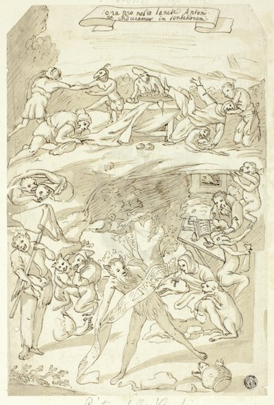 Sankt Anthonys fristelse af Pietro della Vecchia