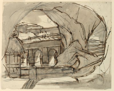 Scenedesign, Grotte af Pietro di Gottardo Gonzaga