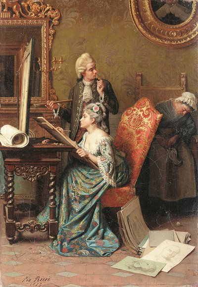 Malerundervisningen af Pio Ricci