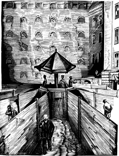 Illustration fra bogen Lenins Life, 1936. af Piotr Nicholaevich Staronosov