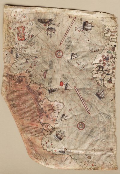 Piri Reis verdenskort, 1513 af Piri Reis