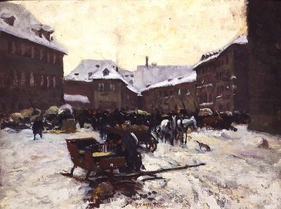 Vinter bybillede af Pius Ferdinand Messerschmitt