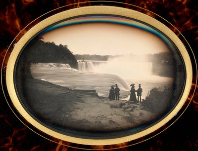 Daguerreotypi af Niagara Falls af Babbitt, ca. 1855 (daguerreotypi) af Platt D. Babbitt