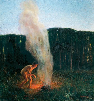 Røgsøjle af Plinio Nomellini