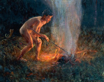 Røgsøjle af Plinio Nomellini