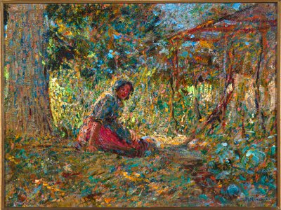 I haven, c.1891 af Plinio Nomellini