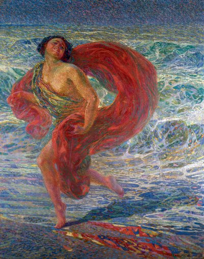 Isadora Duncan. Gioia tirrena, 1914. af Plinio Nomellini