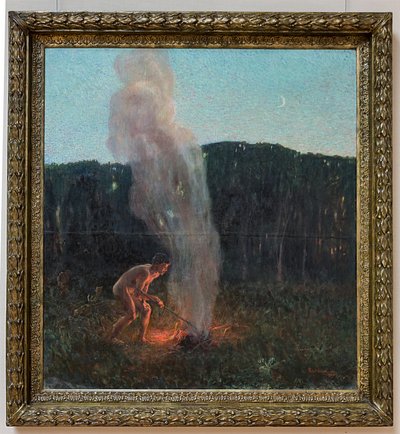 Røgsøjlen af Plinio Nomellini