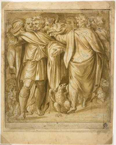 Offerscene af Polidoro da Caravaggio