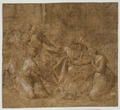 Hyrdernes tilbedelse af Polidoro da Caravaggio