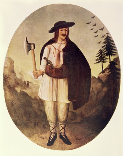 Oleksa Dovbush af Polish School