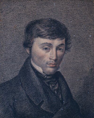 Portræt af Adam Bernard Mickiewicz (1798-1855) af Polish School