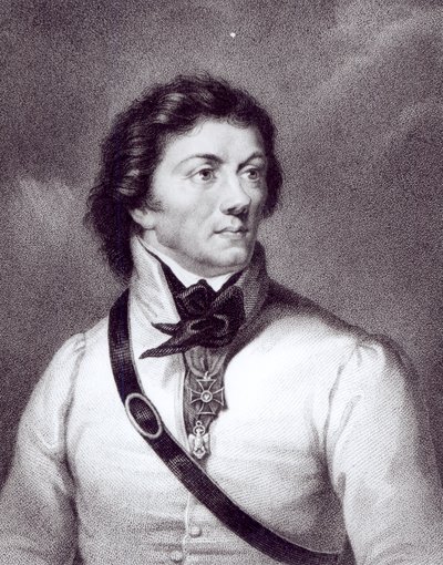 Portræt af Tadeusz Kosciuszko, graveret af William Holl (1807-71), ca. 1840 af Polish School