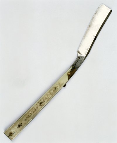 Prins Joseph Poniatowskis (1763-1813) skærehalsskraber (stål og ben) af Polish School