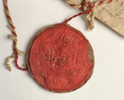 Segl fra kong Wladyslaw IV (1595-1648) af Polen, ca. 1633 (voks) af Polish School