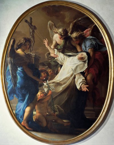 Ekstase af St. Catherine af Siena af Pompeo Girolamo Batoni