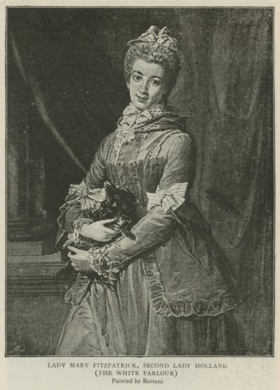 Lady Mary Fitzpatrick, Second Lady Holland af Pompeo Girolamo Batoni