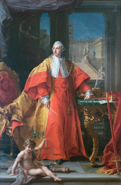 Portræt af Abbondio Rezzonico af Pompeo Girolamo Batoni