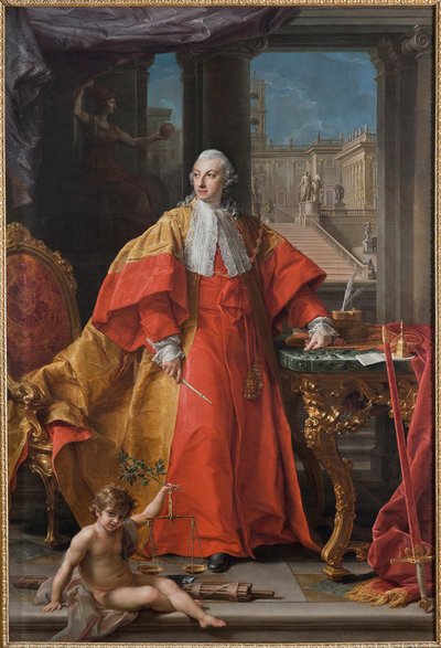 Portræt af Abbondio Rezzonico, 1766. af Pompeo Girolamo Batoni