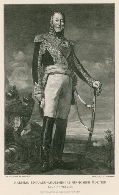 Marskal Edouard-Adolphe-Casimir-Joseph Mortier af Ponce Camus. Marie Nicholas