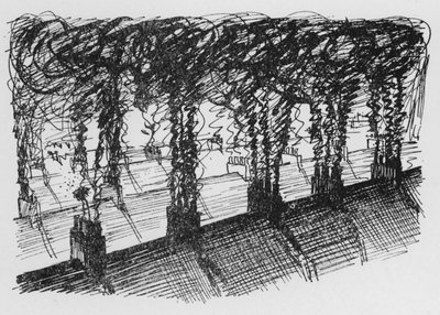 Skorstene (litho) af Pont