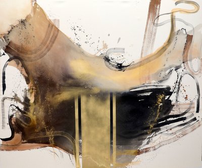 Fluid Gold – Abstrakt af Poonam Choudhary