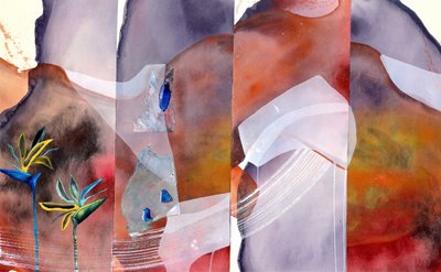 Tropisk abstrakt blomst af Poonam Choudhary