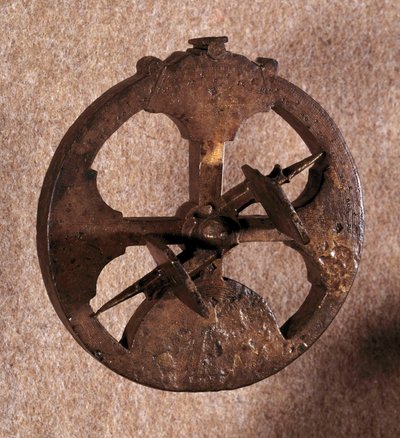 Et astrolabium, et astronomisk måleinstrument, der bruges af navigatører. Fremstillet i Portugal. 1648. af Portuguese School
