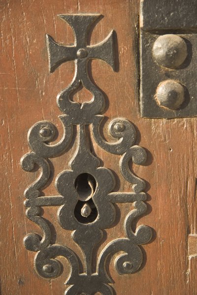 Dekorativt nøglehul, Alfama-distriktet af Portuguese School