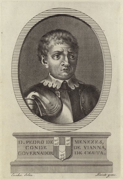 Dom Pedro de Menezes Portocarrero af Portuguese School