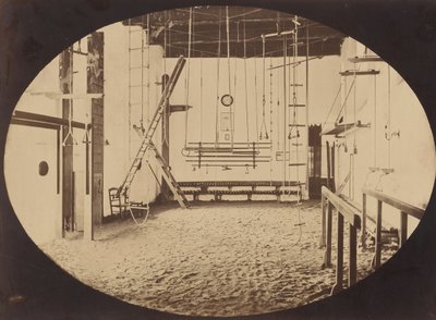 López Gymnasium, Sevilla, ca. 1860. af Possibly by Luigi Pesce.