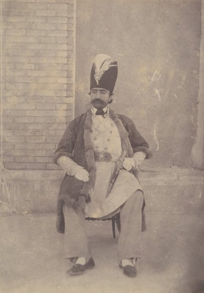 Nasiruddin Shah, ka. 1855-58. af Possibly by Luigi Pesce.