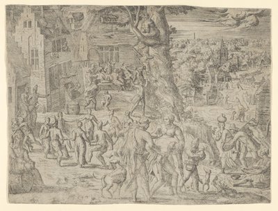 Landsbymessen, 1549., 1549. af Possibly by Peeter van der Borcht.