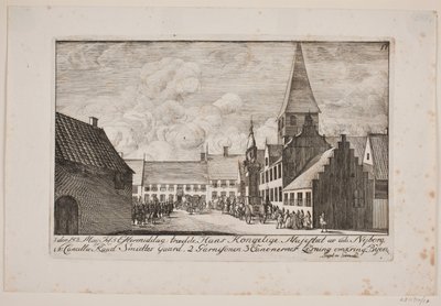 Frederik V i Nyborg af Poul Isac Grønvold