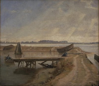 Septemberdag ved Kalvebodstrand af Poul S. Christiansen