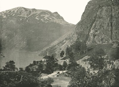 Merok, ved Geirangerfjorden, Norge, 1895. af Poulton and Co