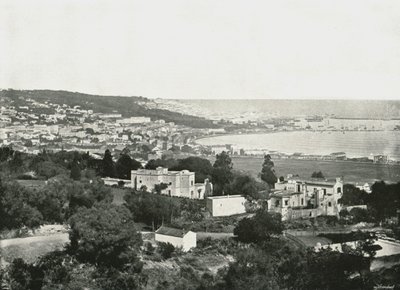 Udsigt fra Mustafa, Algier, Algeriet, 1895. af Poulton and Co