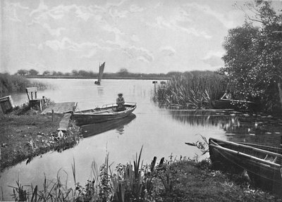 Wroxham Broad, Norfolk, c1896 af Poulton and Co