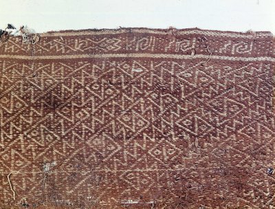 Præ-columbiansk stof, al. J. Anquetil157: ansigt157 bis: revers af Pre Columbian Pre Columbian