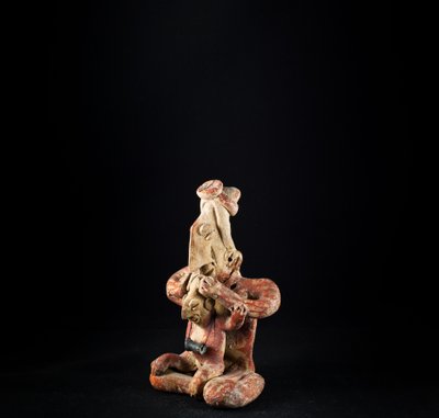 Kvindestatuette / mexicansk kunst, Nayarit (terrakotta) af Precolombian Precolombian