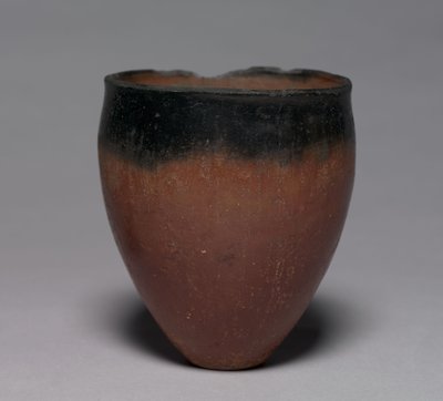 Sorttoppet bæger, 4500-3000 f.Kr af Predynastic Period Egyptian