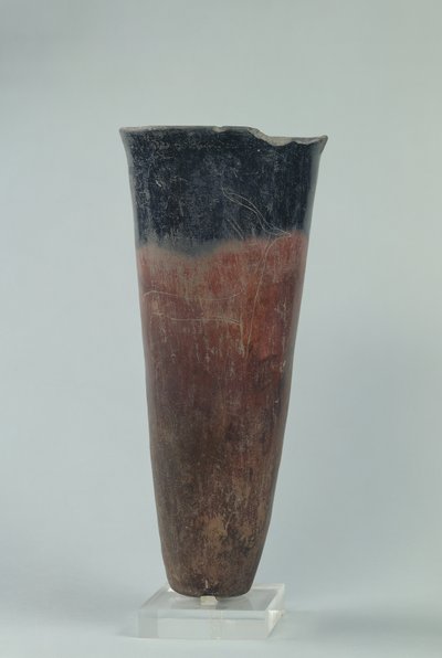 Vase med sort top, Naqada I-II Periode (keramik) af Predynastic Period Egyptian