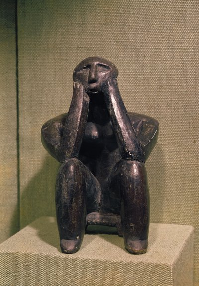 Tænker af Cernavoda, Hamangia-kulturen, ca. 5000 f.Kr af Prehistoric