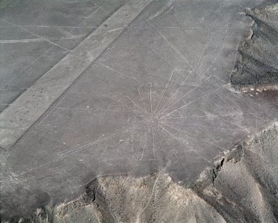 Luftfoto af Nazca-linjerne (fotografi af Prehistoric Prehistoric