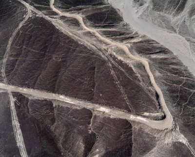 Luftfoto af Nazca-linjerne (fotografi af Prehistoric Prehistoric