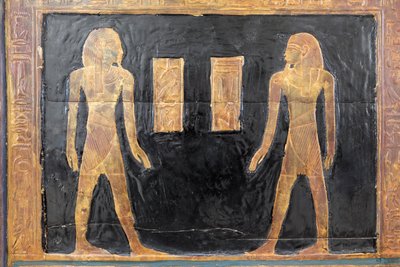 Canopisk æske af Yuya, detalje, Egyptisk Museum, Cairo, Egypten af Prehistoric Prehistoric