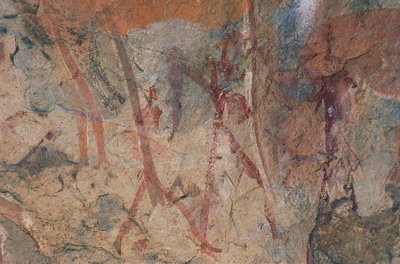Menneskelige figurer (hulemaleri) af Prehistoric Prehistoric