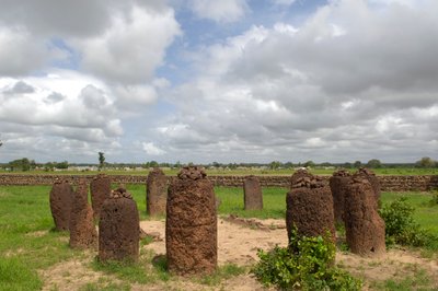Forhistorie: Megalitisk cirkel af sten fra Wassu, Gambia (foto) af Prehistoric Prehistoric