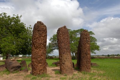 Forhistorie: Megalitisk cirkel af sten fra Wassu, Gambia (foto) af Prehistoric Prehistoric